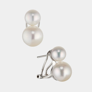 GENUINE FRESHWATER PEARL POST ANDCLIP EARRINGS