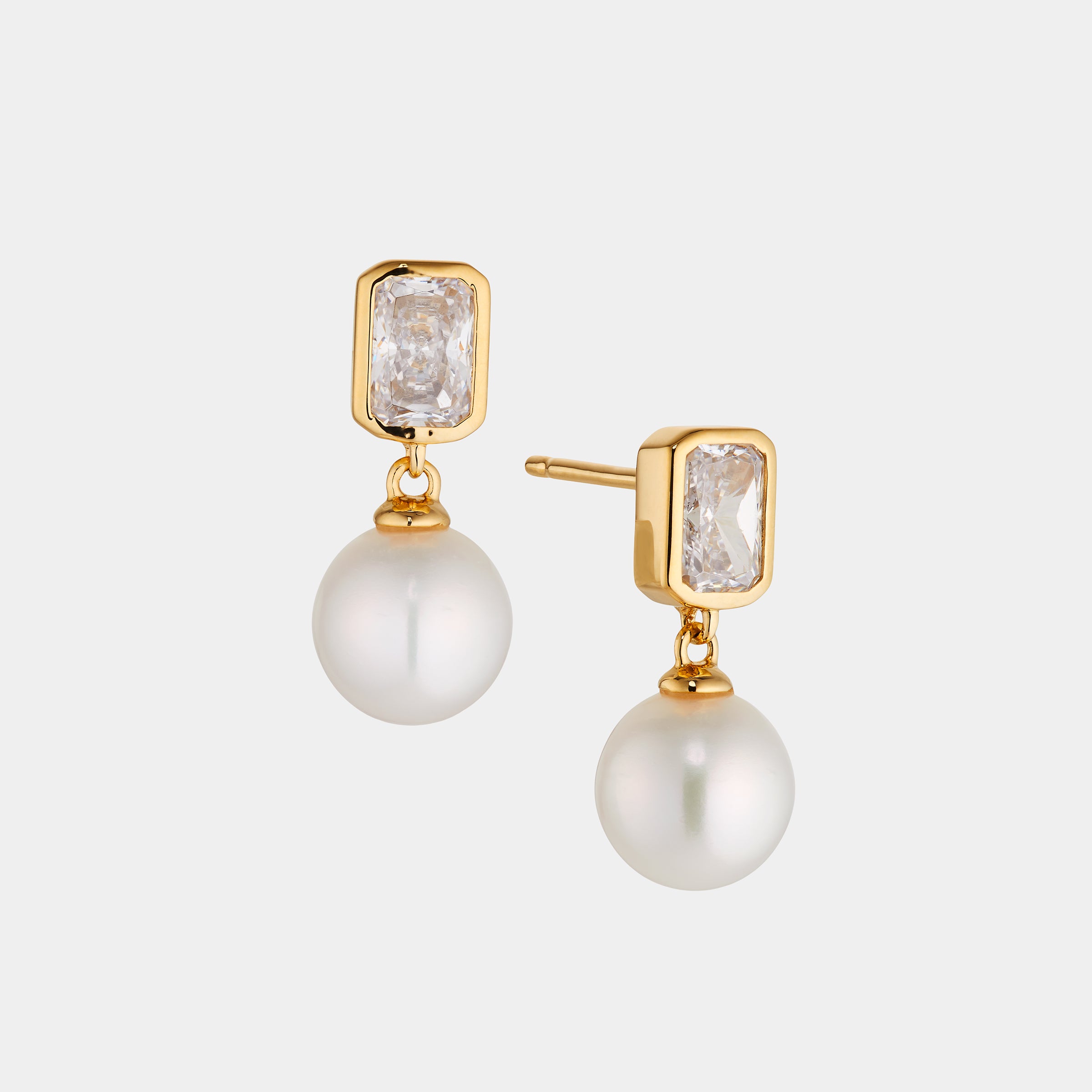 Imperial Pearls 7-8mm Dyed Cultured Freshwater Pearl Earrings Set Imperial Pearls 7-8mm Dyed Cultured Freshwater Pearl Earrings Set