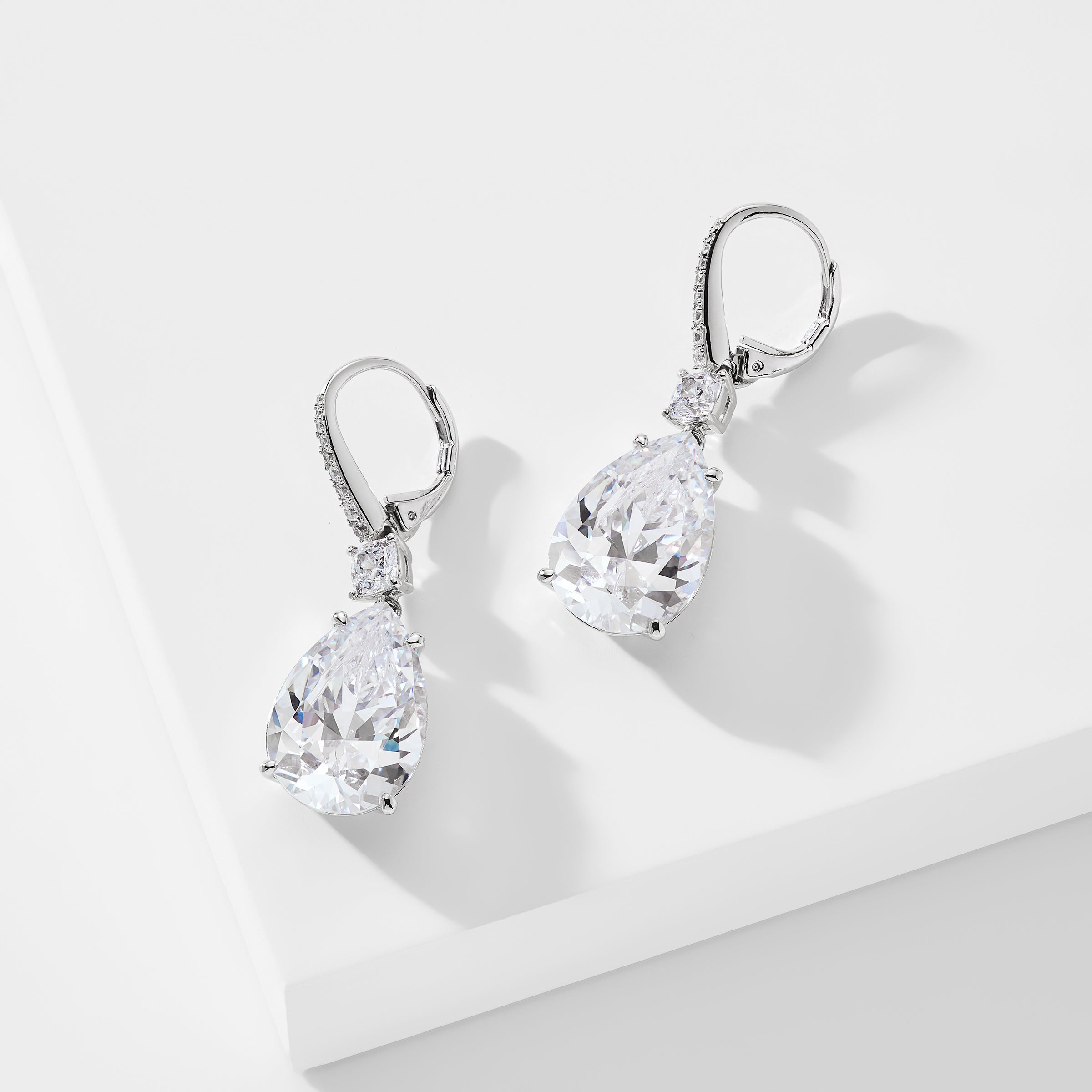 Macy's Cubic Zirconia Leverback Earrings in 14k Gold-Plated Sterling Macy's Cubic Zirconia Leverback Earrings in 14k Gold-Plated Sterling