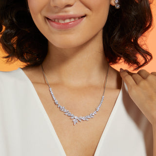 PRIMA CZ LARGE FRONTAL NECKLACE