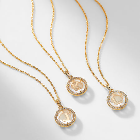CZ INITIAL PENDANT 5844254032033