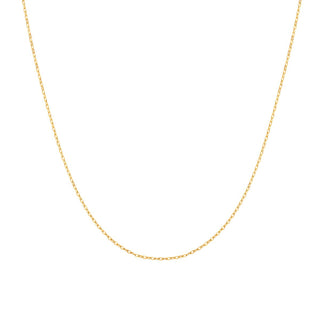 1.3MM FLAT CABLE CHAIN 20" NECKLACE - 3 Colors