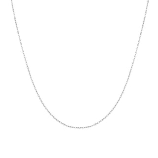 1.3MM FLAT CABLE CHAIN 20" NECKLACE - 3 Colors
