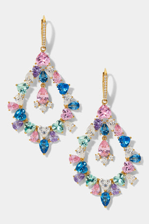 EAR CANDY LEVERBACK DROP EARRINGS