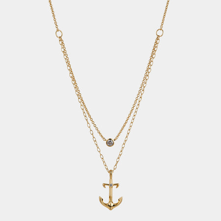 Vacay Anchor Layer Necklace